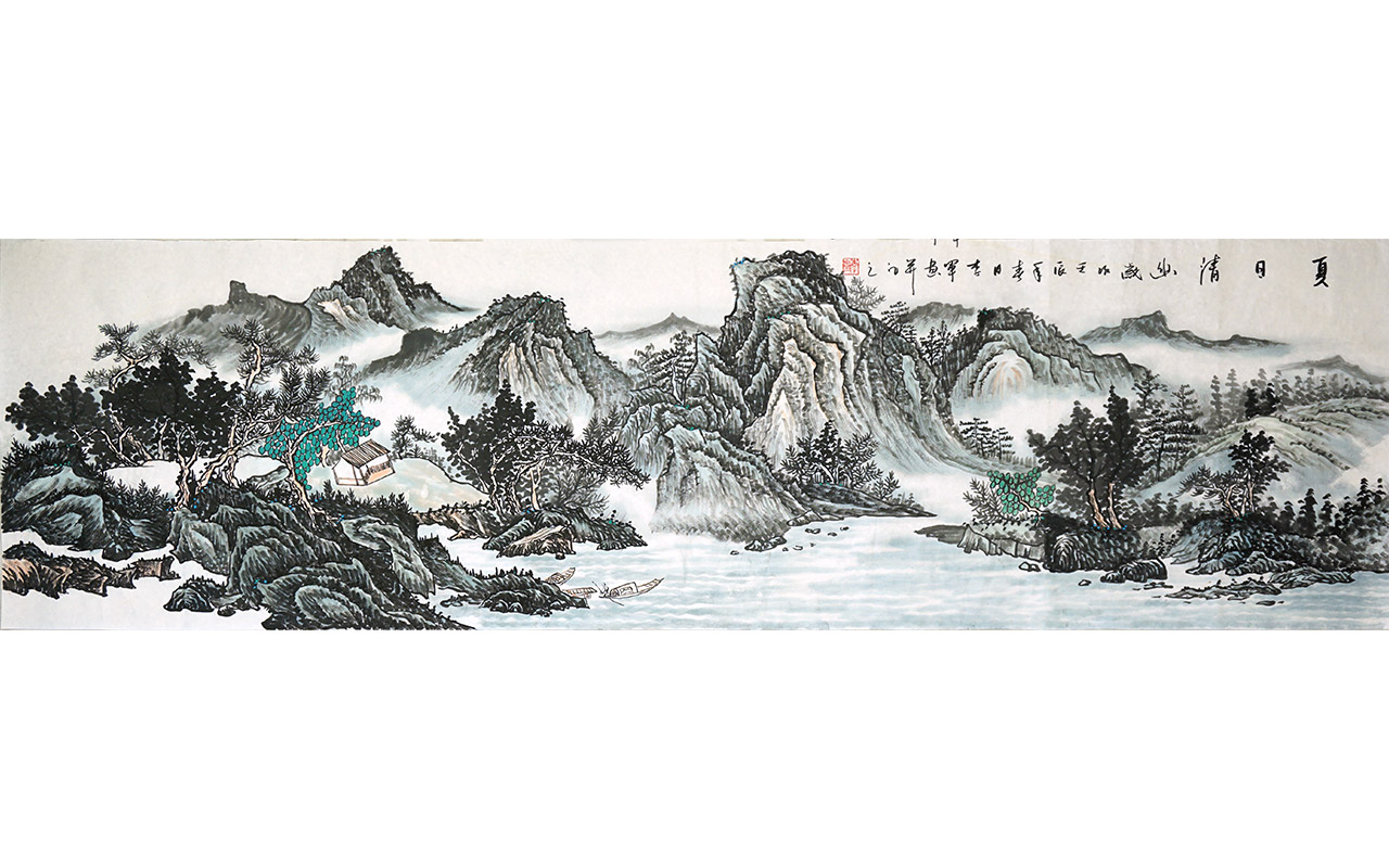 未上架-夏日清幽-李军作品