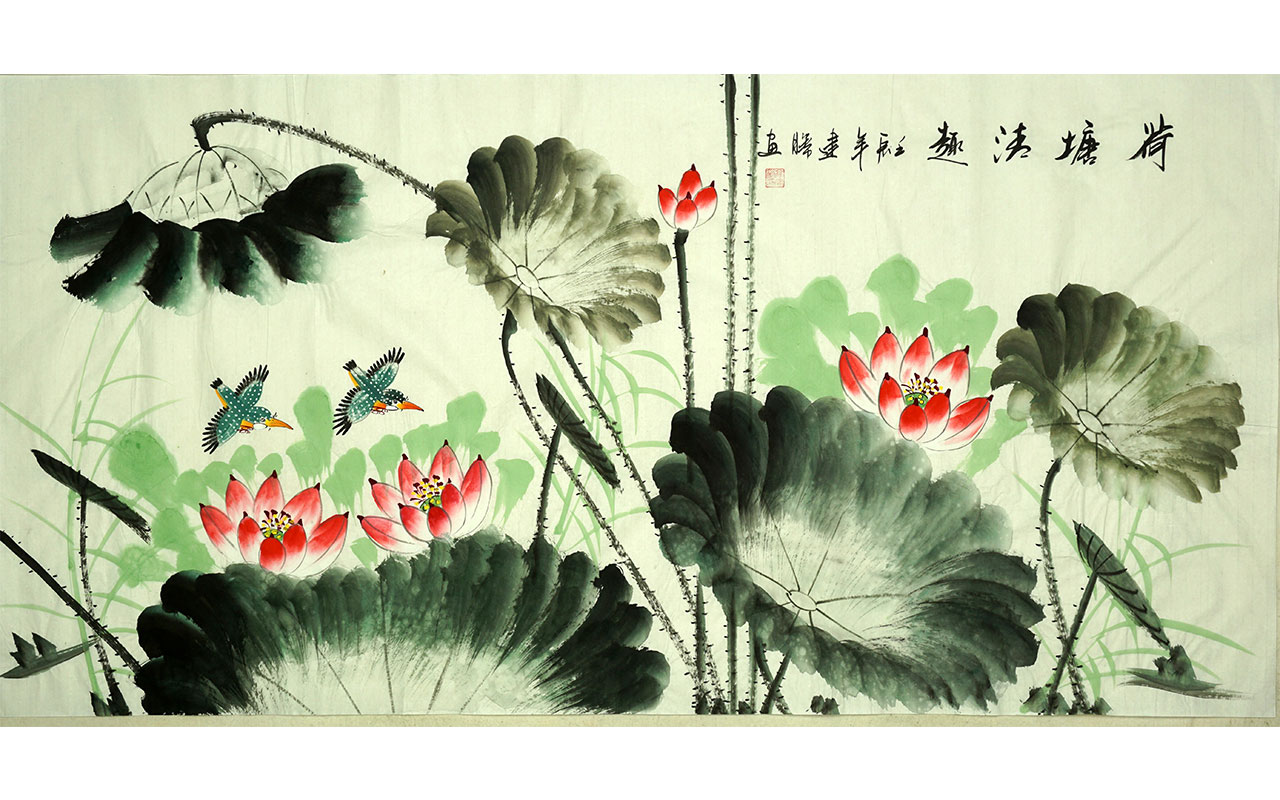 未上架-荷塘清趣-高建胜作品