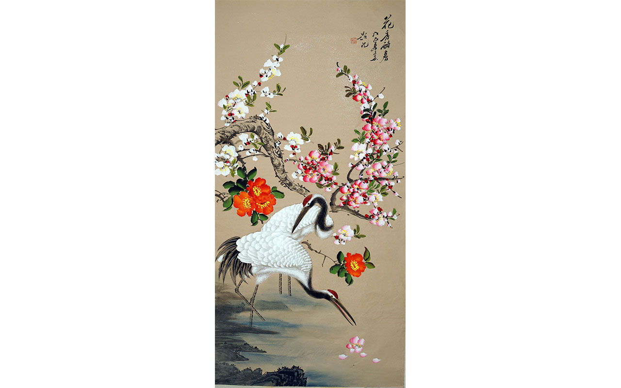 未上架-花香醉春-子玉作品