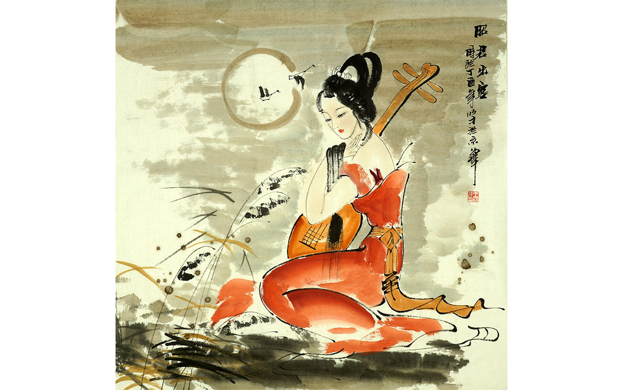 未上架-昭君出塞-王以才作品