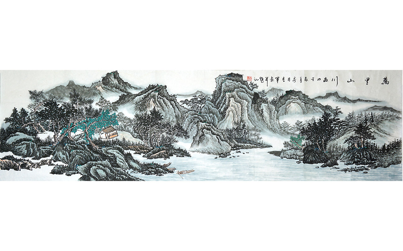 未上架-万里山川-李军作品