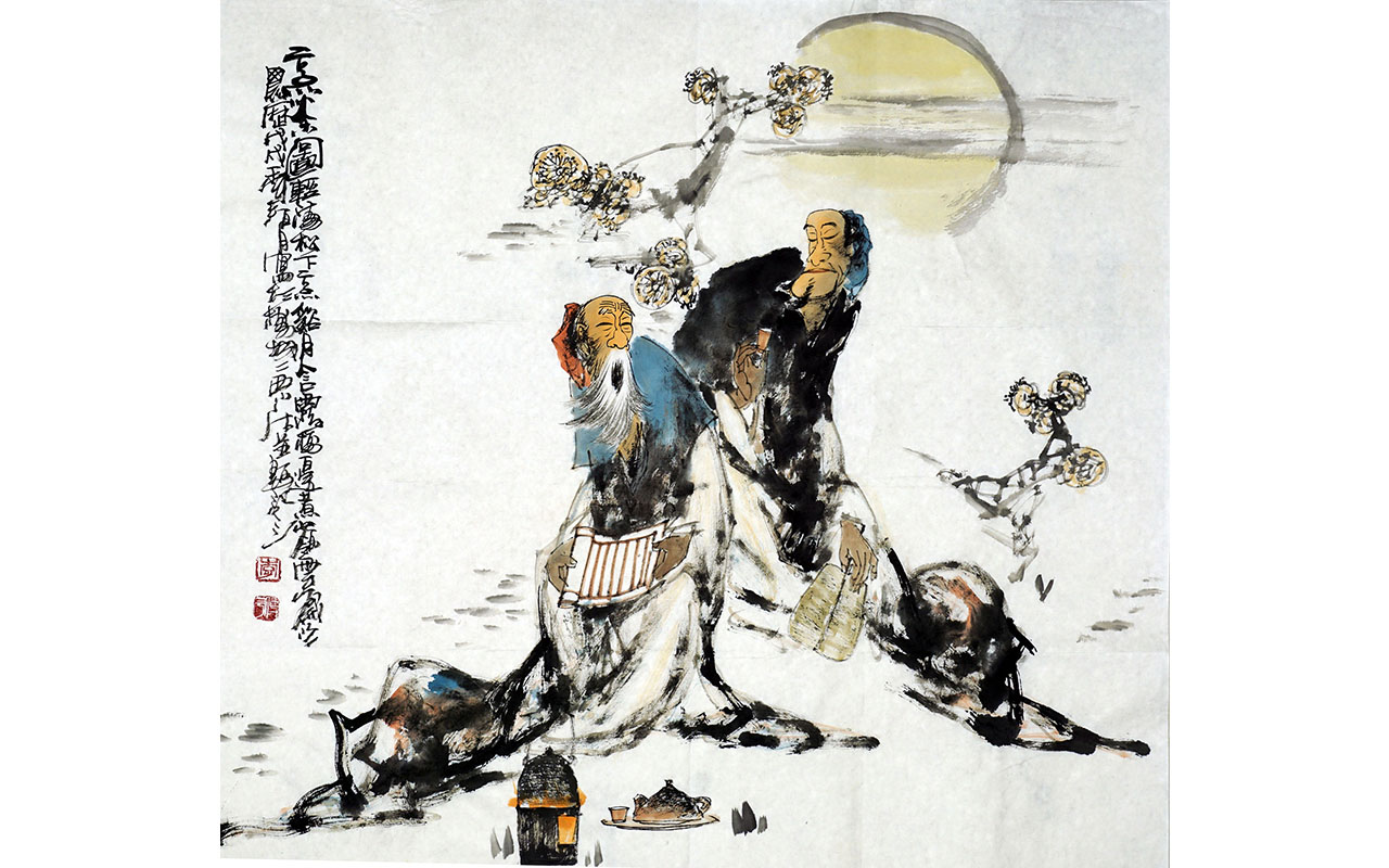 未上架-煮茶图-李传宇
