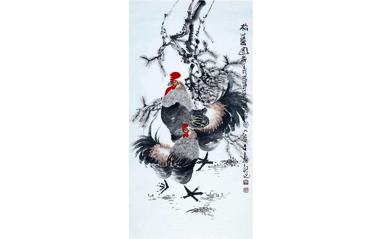 未上架-松荫图-李文彬作品