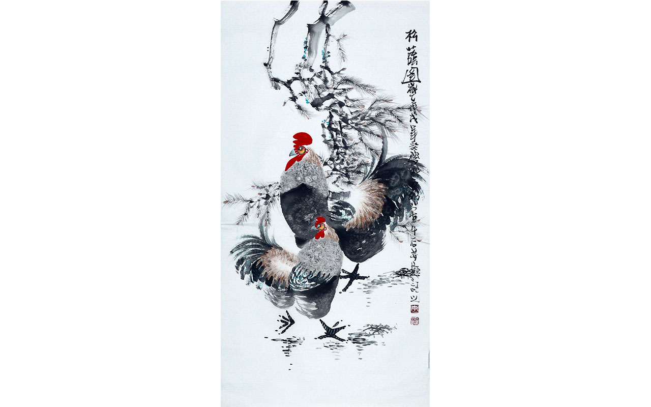 未上架-松荫图-李文彬作品