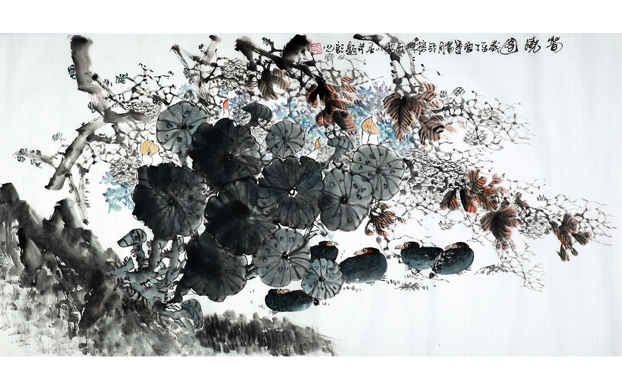 未上架-春晓图-石谷子作品