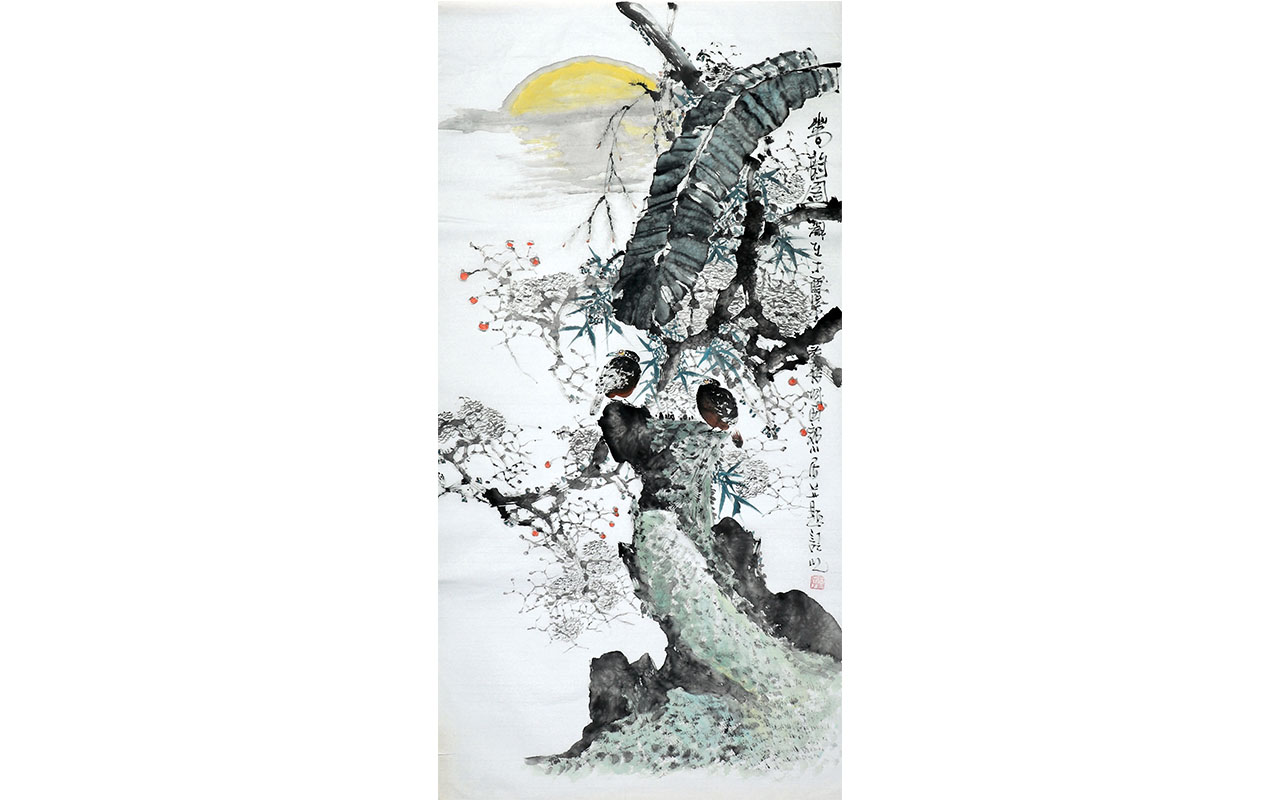 未上架-春韵图-石谷子作品