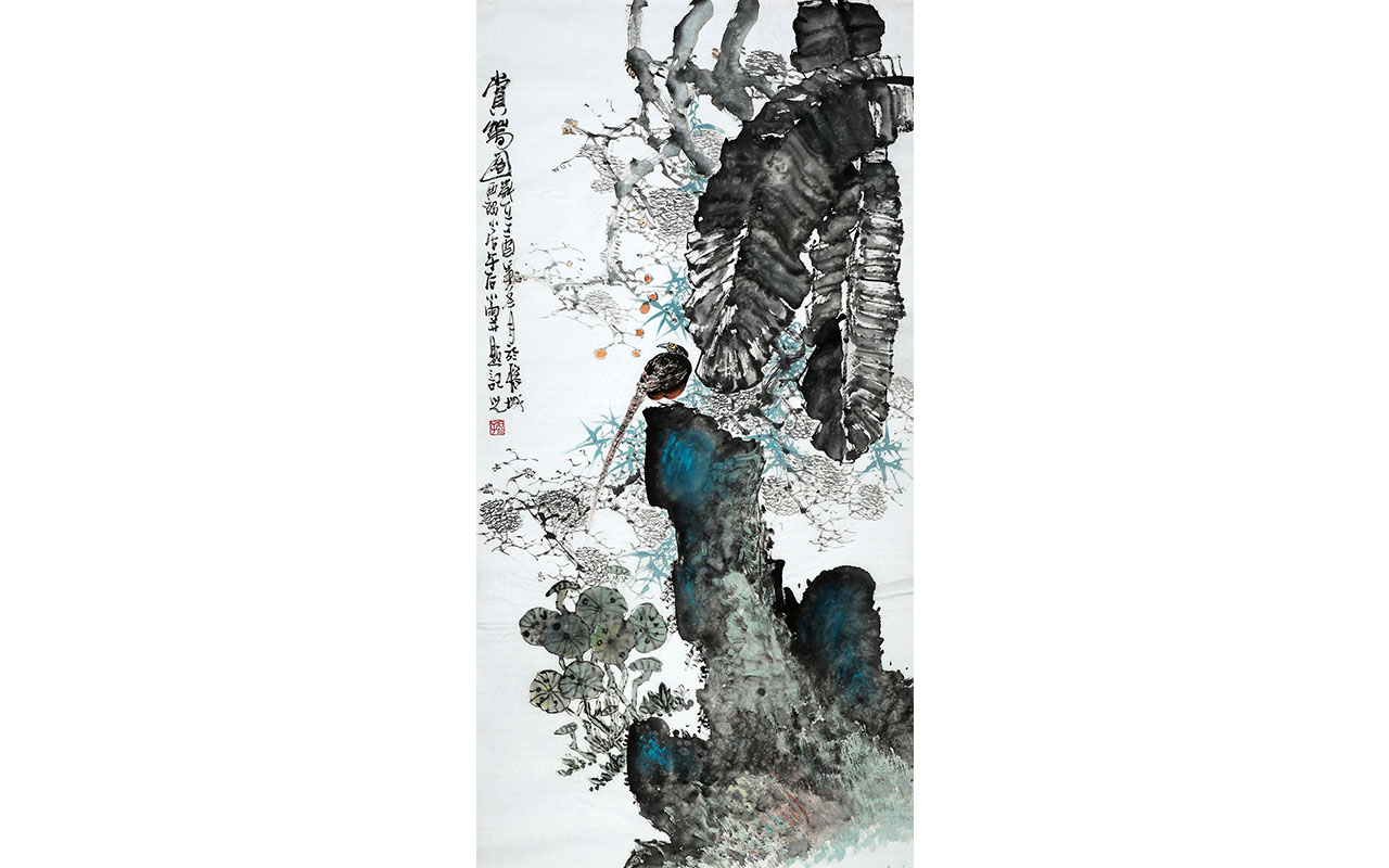 未上架-赏春图-石谷子作品