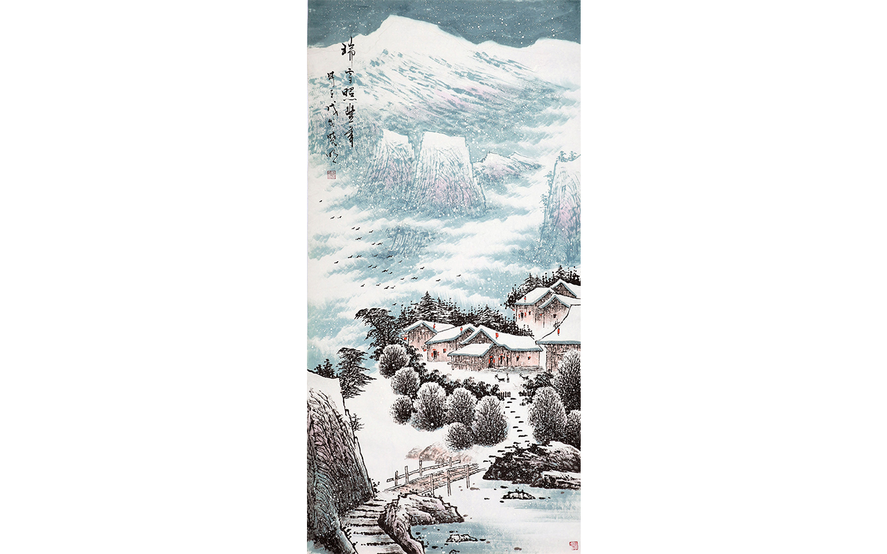 未上架-瑞雪照丰年-晓明作品
